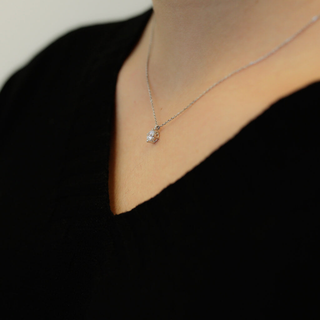 0.31 Carat Diamond Solitaire Necklace