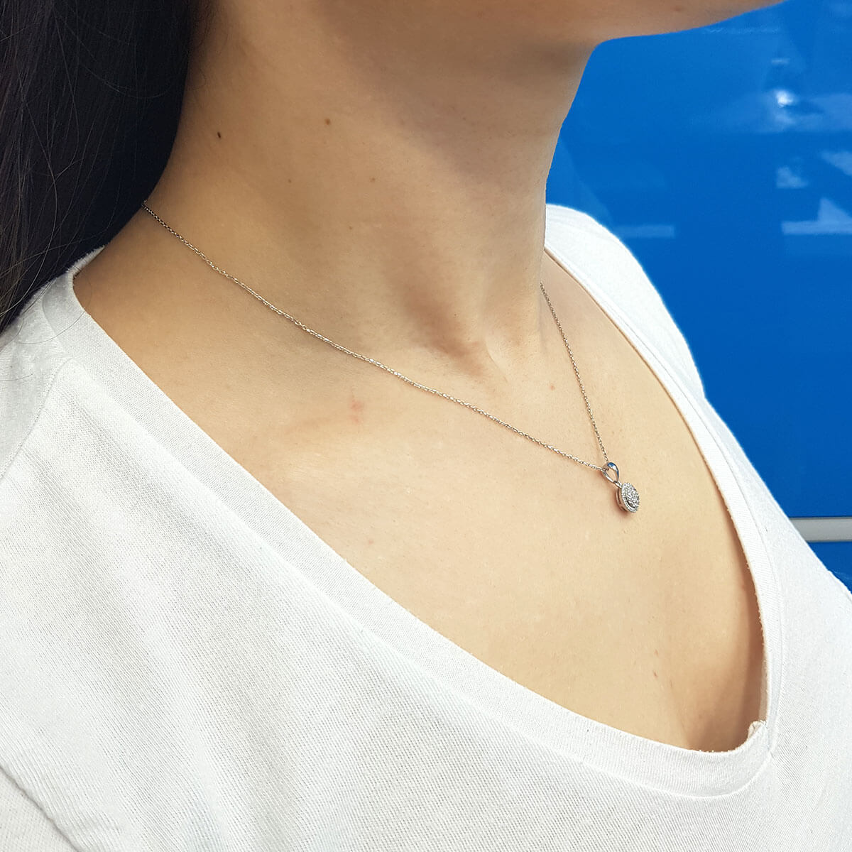 Diamond Sunray Necklace