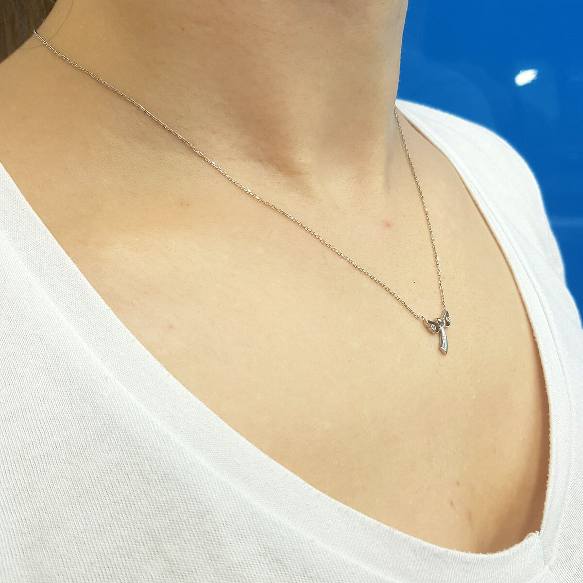 Diamond Angel Necklace
