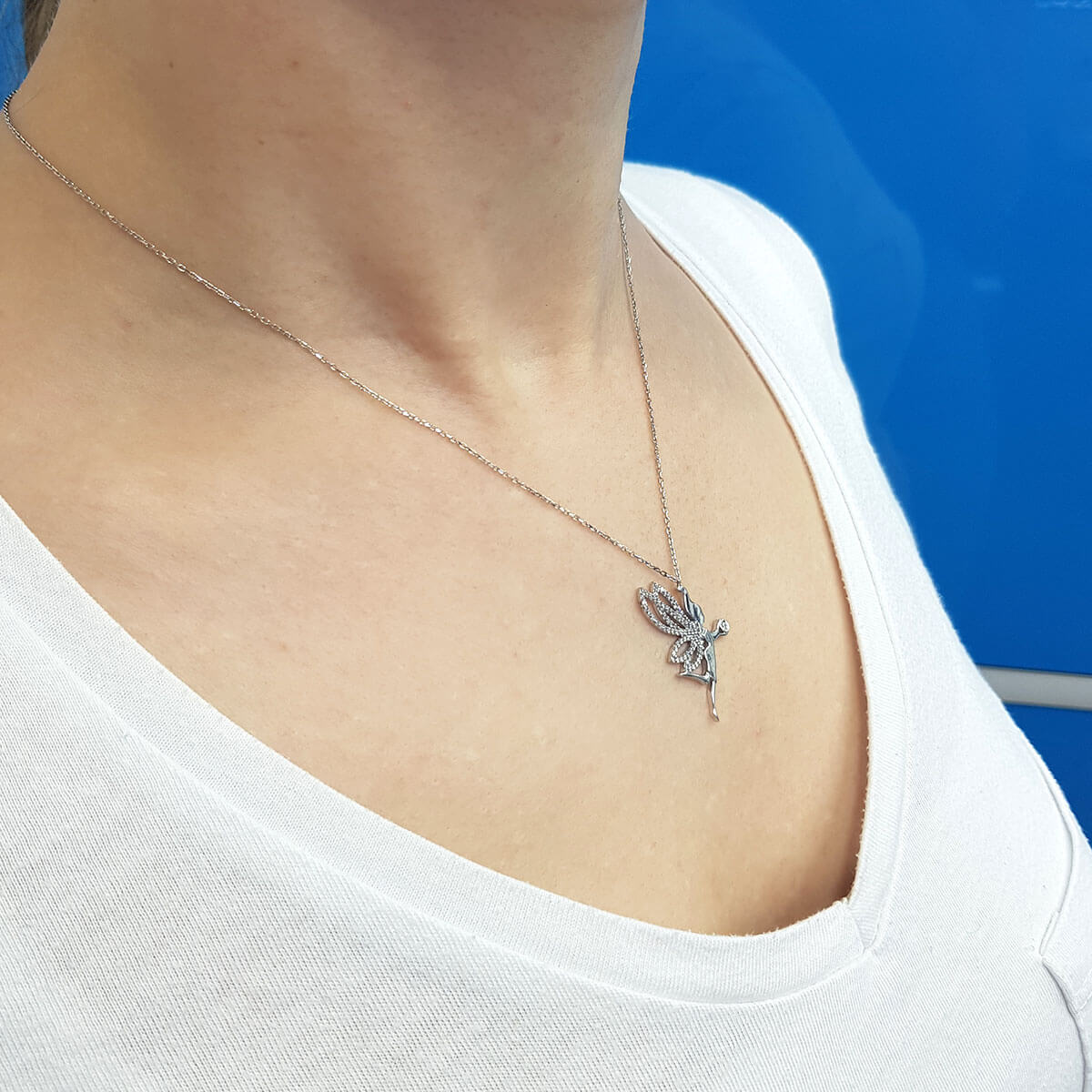 Diamond Water Nymph Necklace