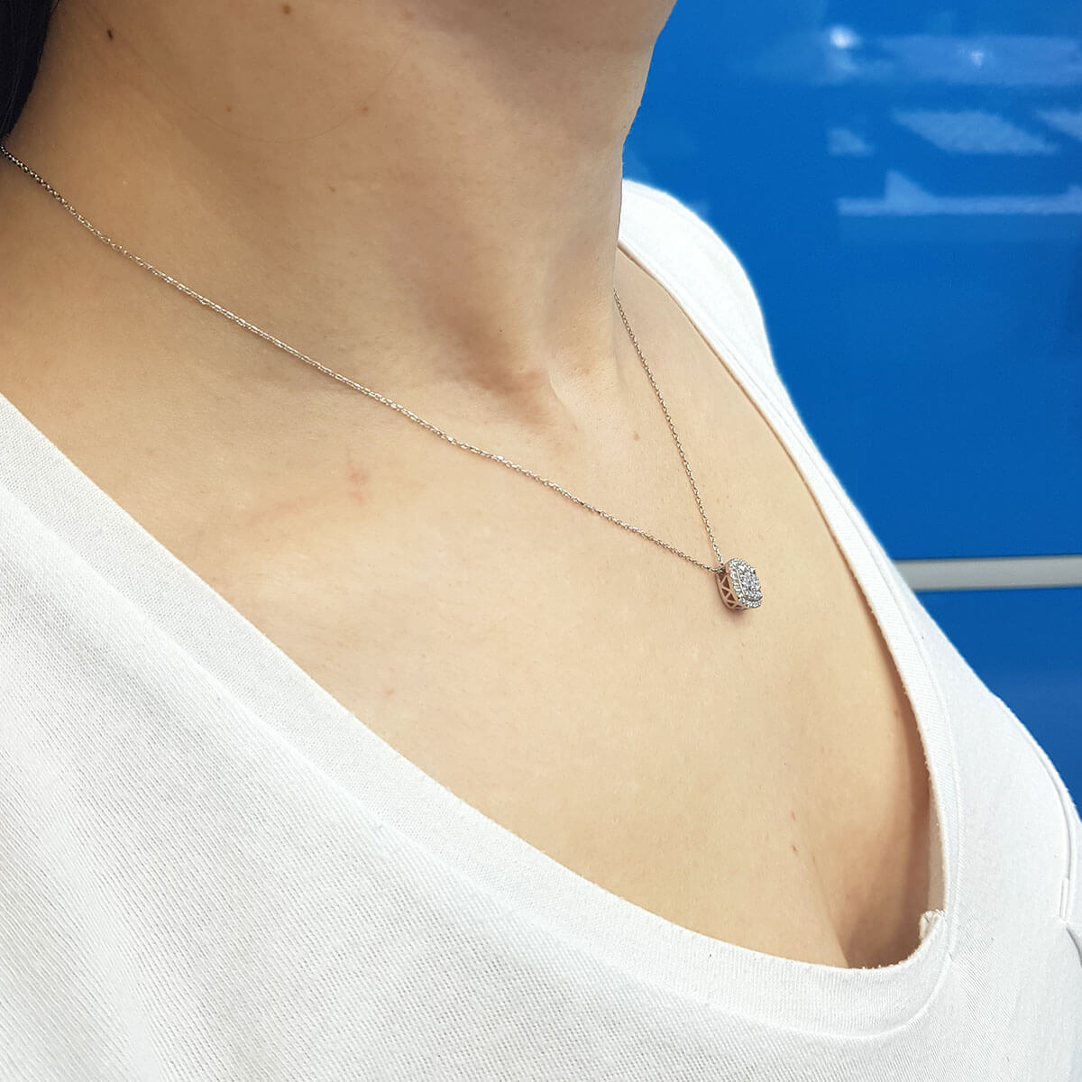 Diamond Paw Necklace