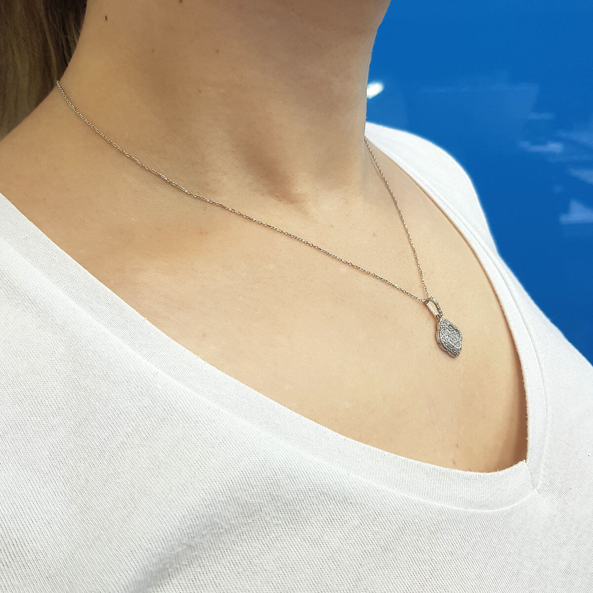 Diamond Quadruple Necklace