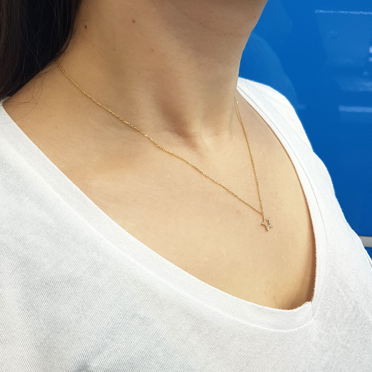 Diamond Star Necklace