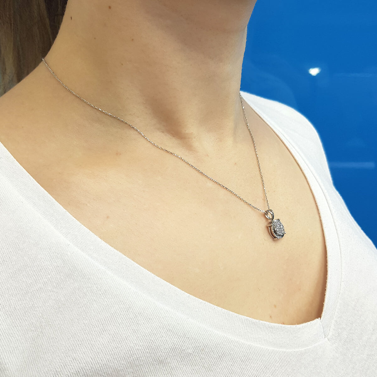 Diamond Round Eridu Necklace