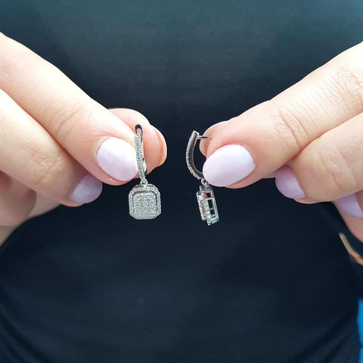 Diamond Large Ningal Earrings