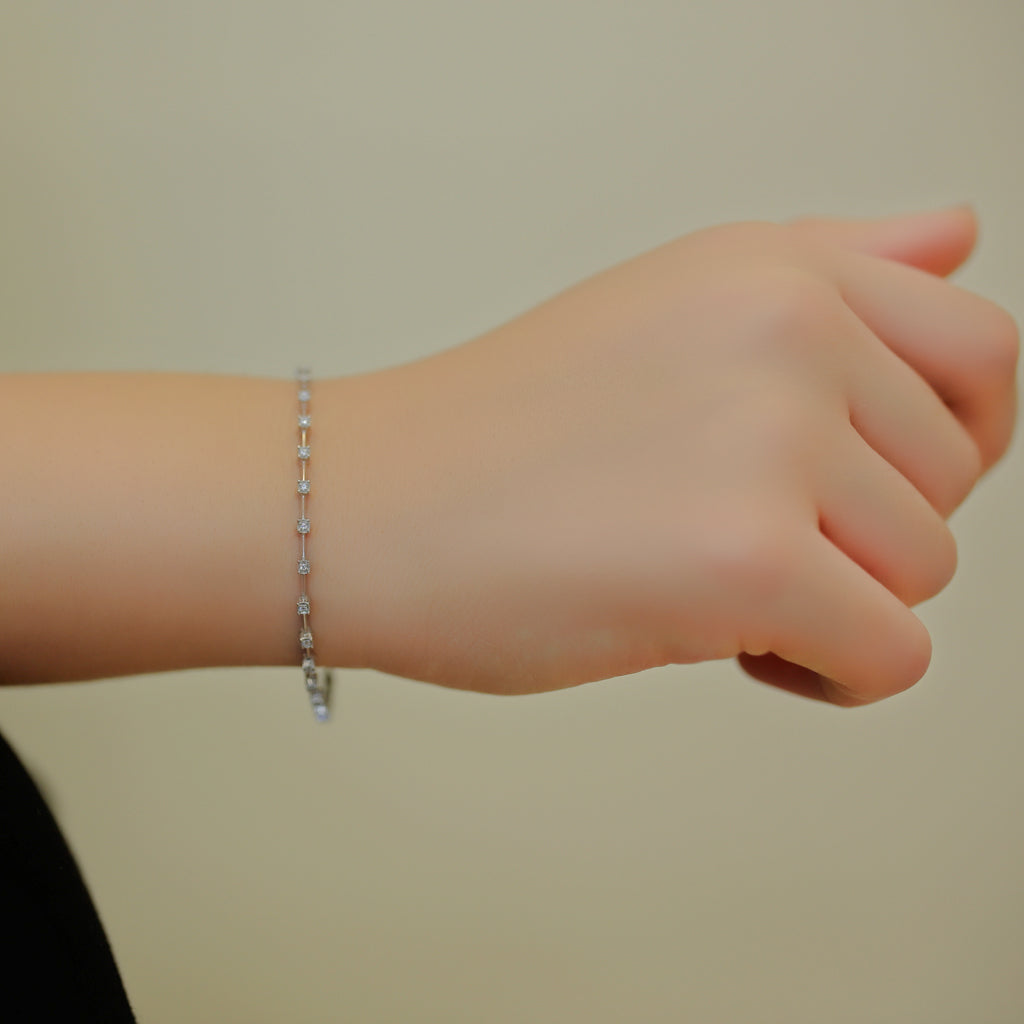 0.25 Carat Diamond Tennis Bracelet