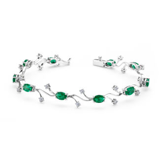 Diamond Emerald Bracelet