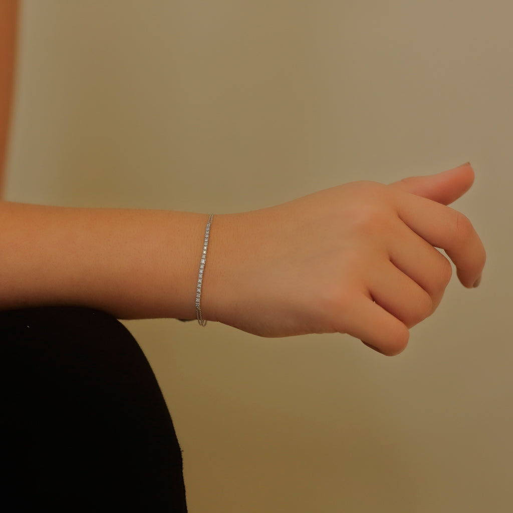 Diamond Tennis Chain Bracelet