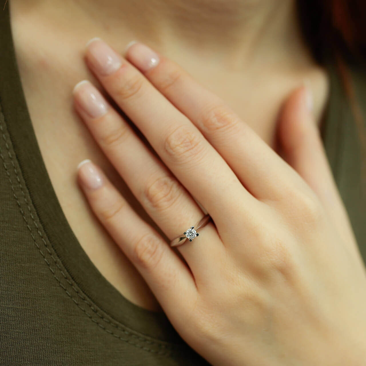 0.20 Carat Diamond Solitaire Ring