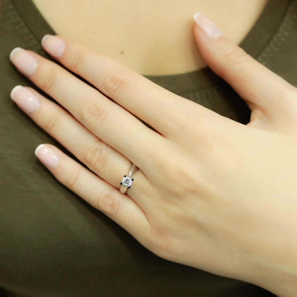 0.31 Carat Diamond Solitaire Ring