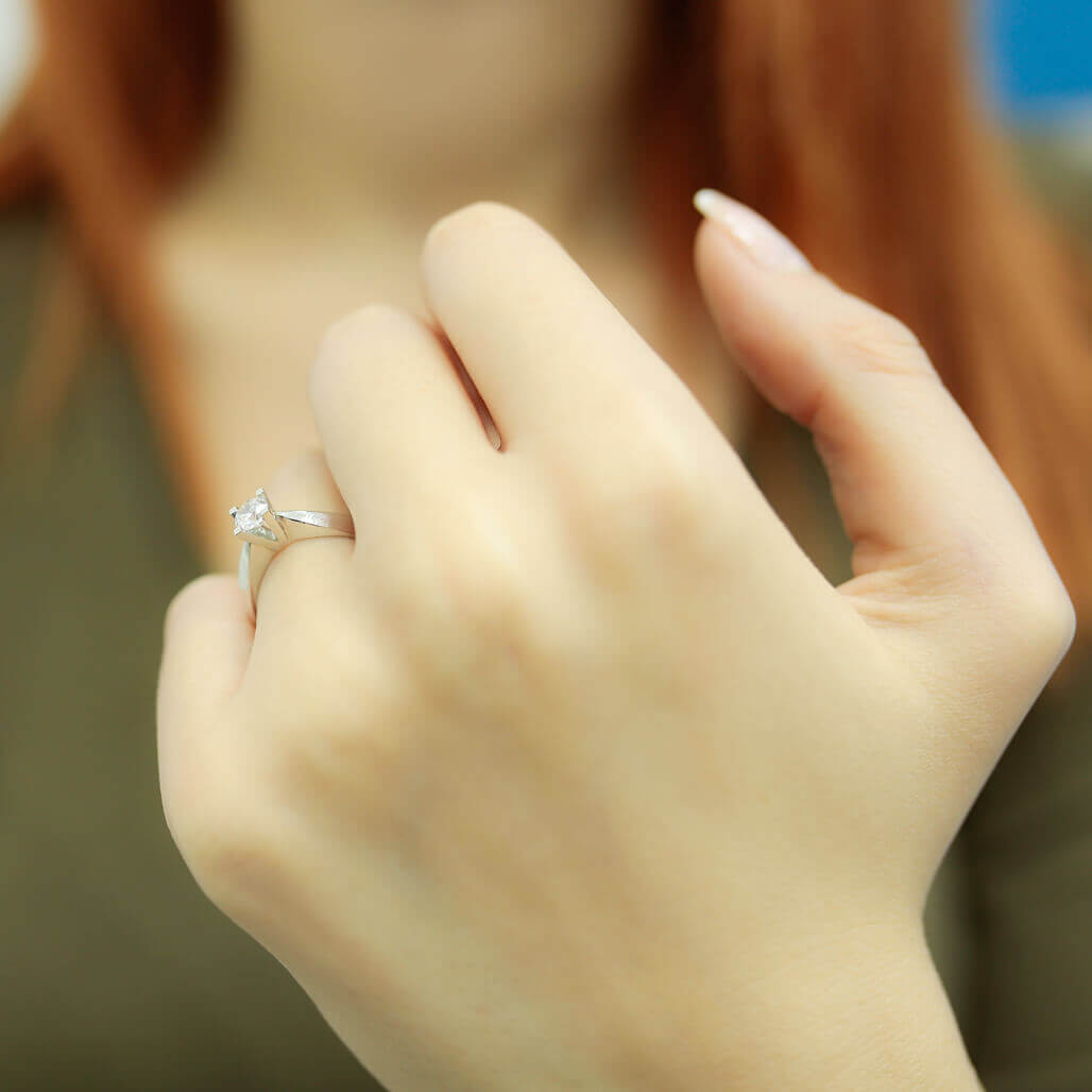 0.31 Carat Diamond Solitaire Ring