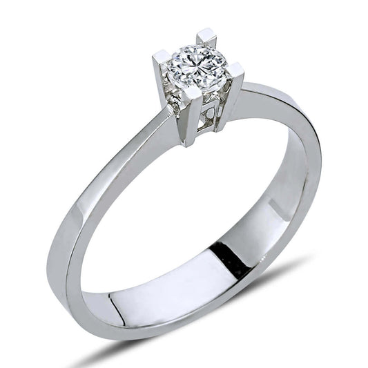 G-SI1 0.20 Carat Diamond Solitaire Ring