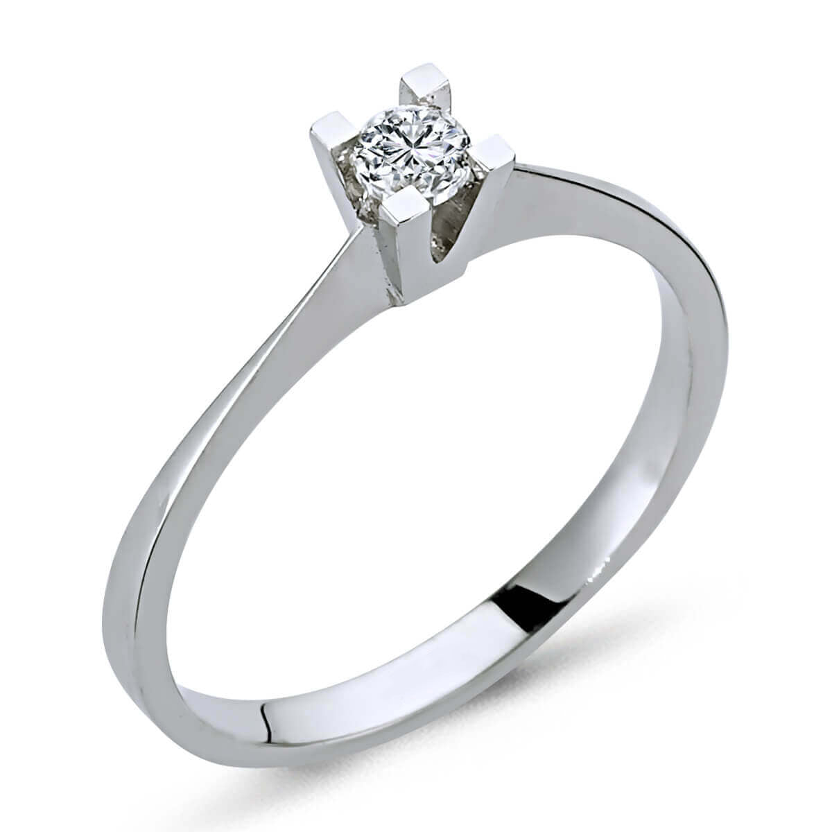 0.12 Carat Diamond Solitaire Ring