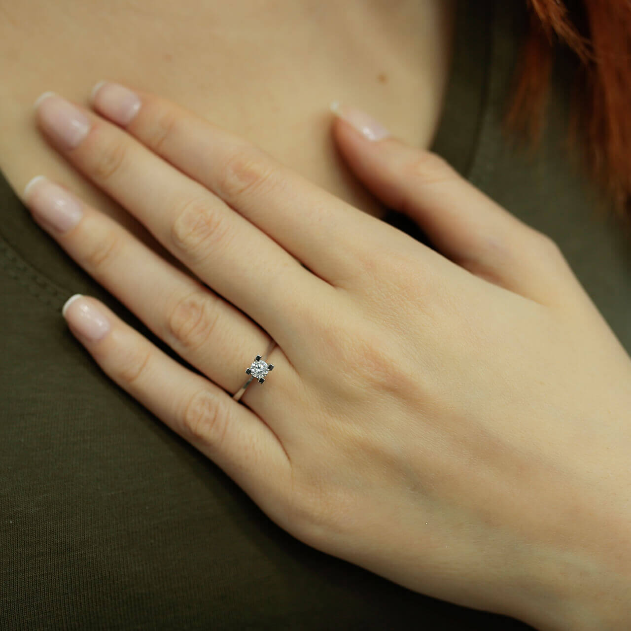 0.23 Carat Diamond Solitaire Ring