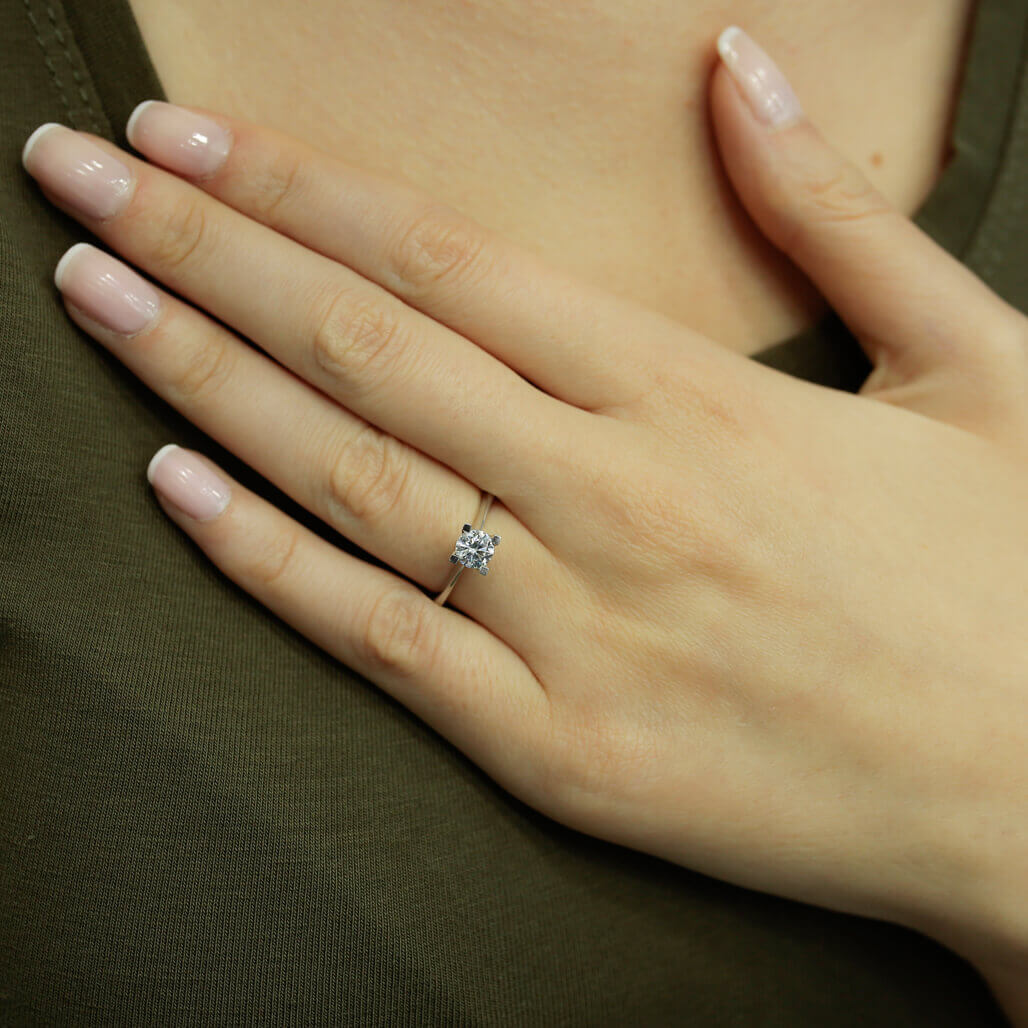 0.50 Carat Diamond Solitaire Ring