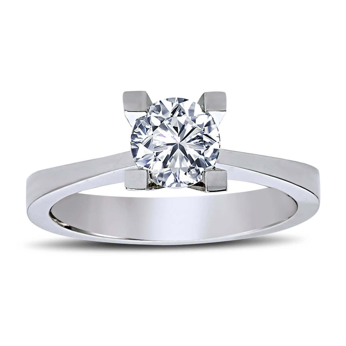 0.79 Carat Diamond Solitaire Ring