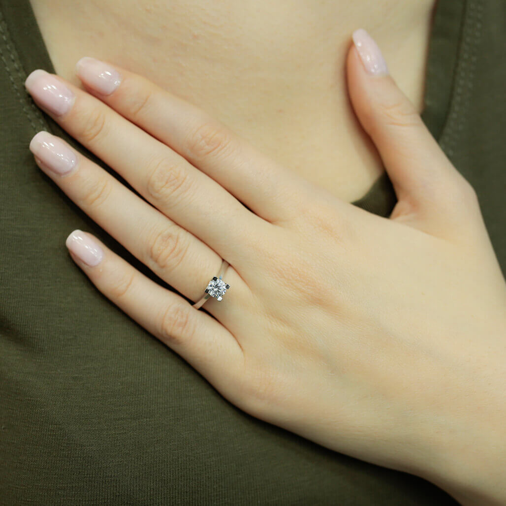 0.58 Carat Diamond Solitaire Ring