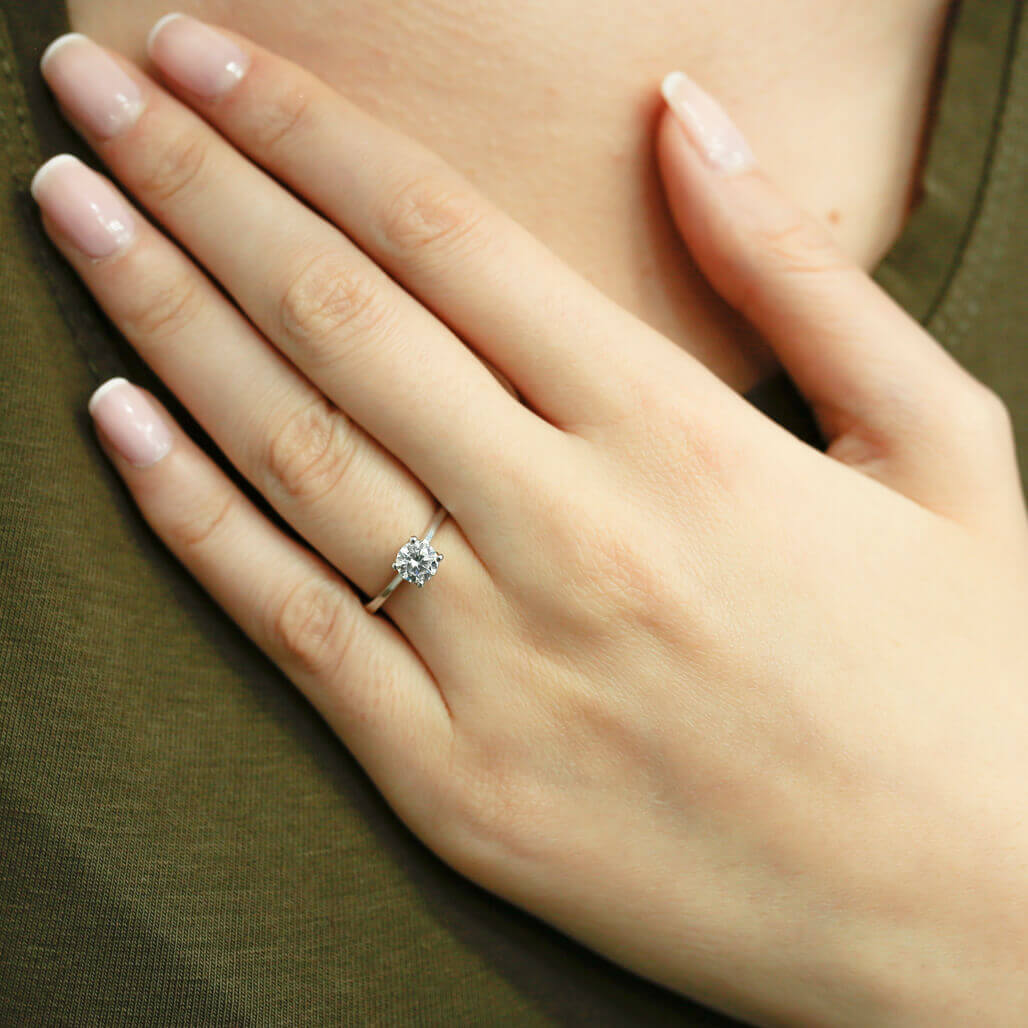 0.50 Carat Diamond Solitaire Ring