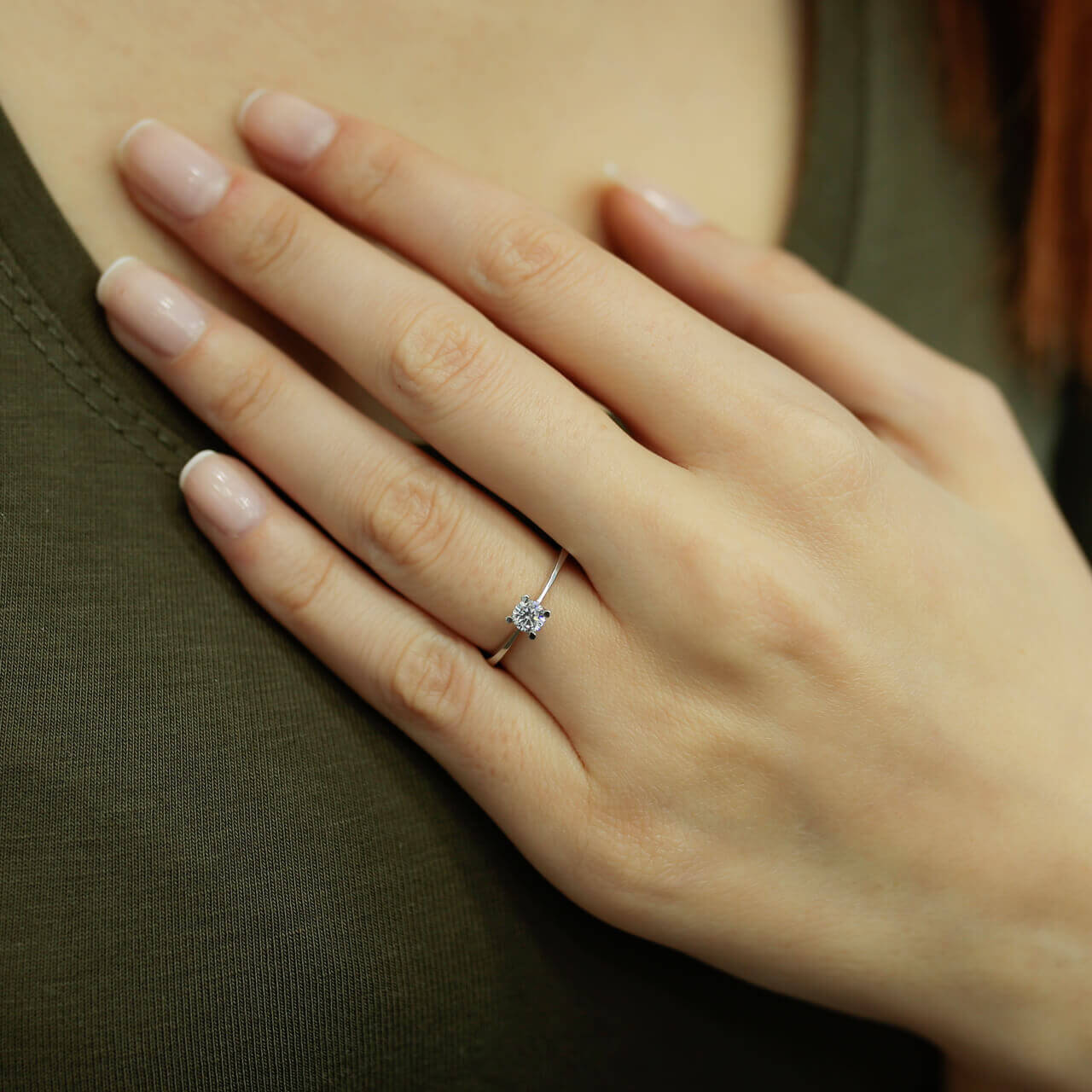 0.23 Carat Diamond Solitaire Ring