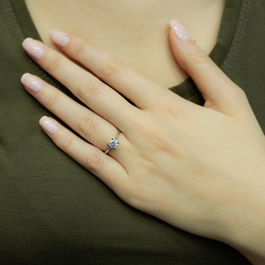 0.63 Carat Diamond Solitaire Ring