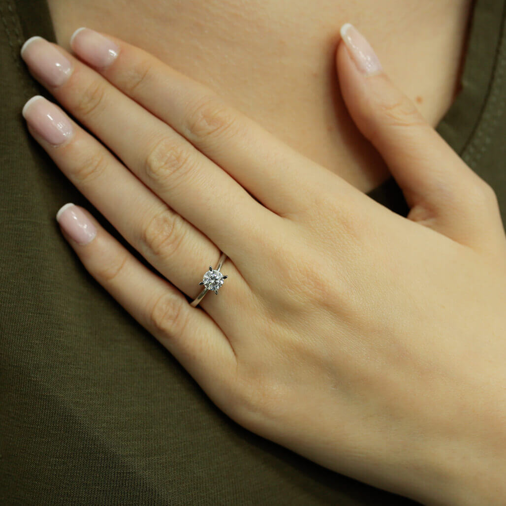 0.50 Carat Diamond Solitaire Ring