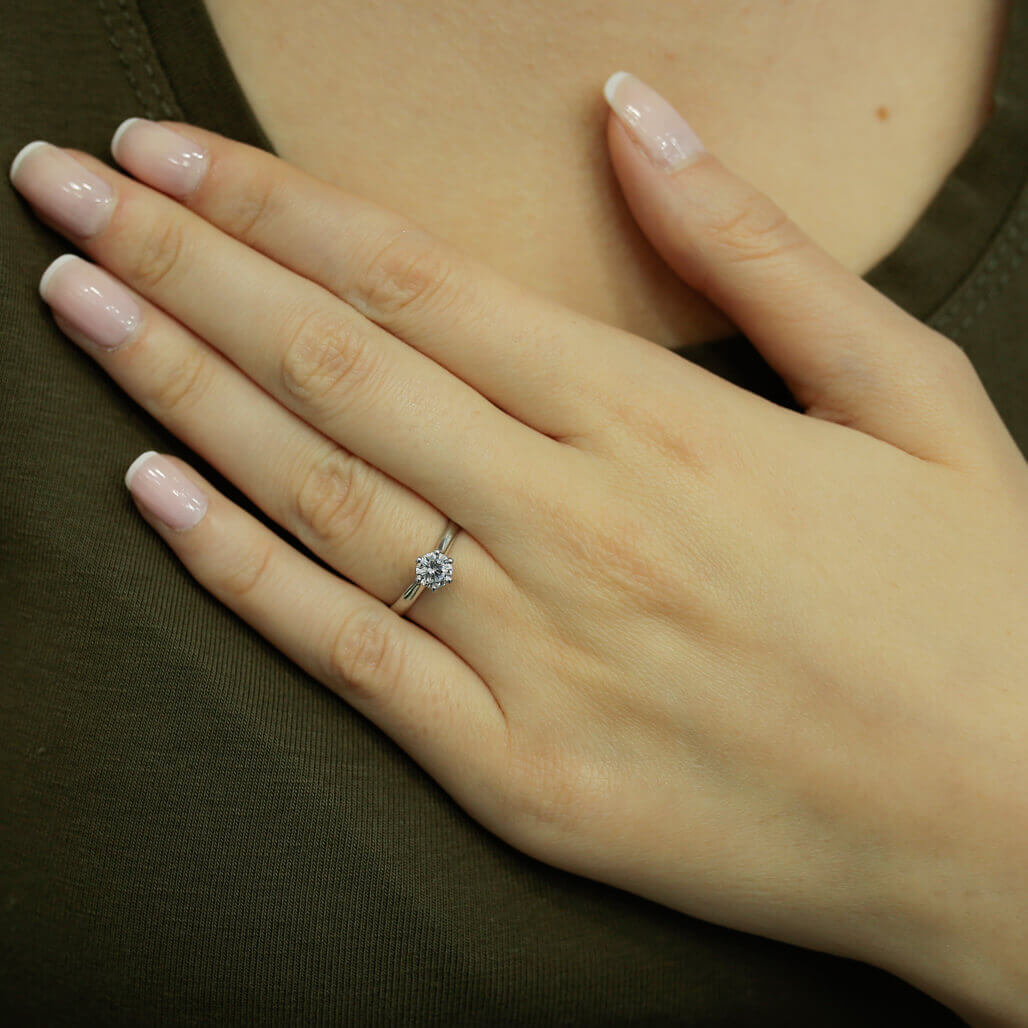 0.48 Carat Diamond Solitaire Ring