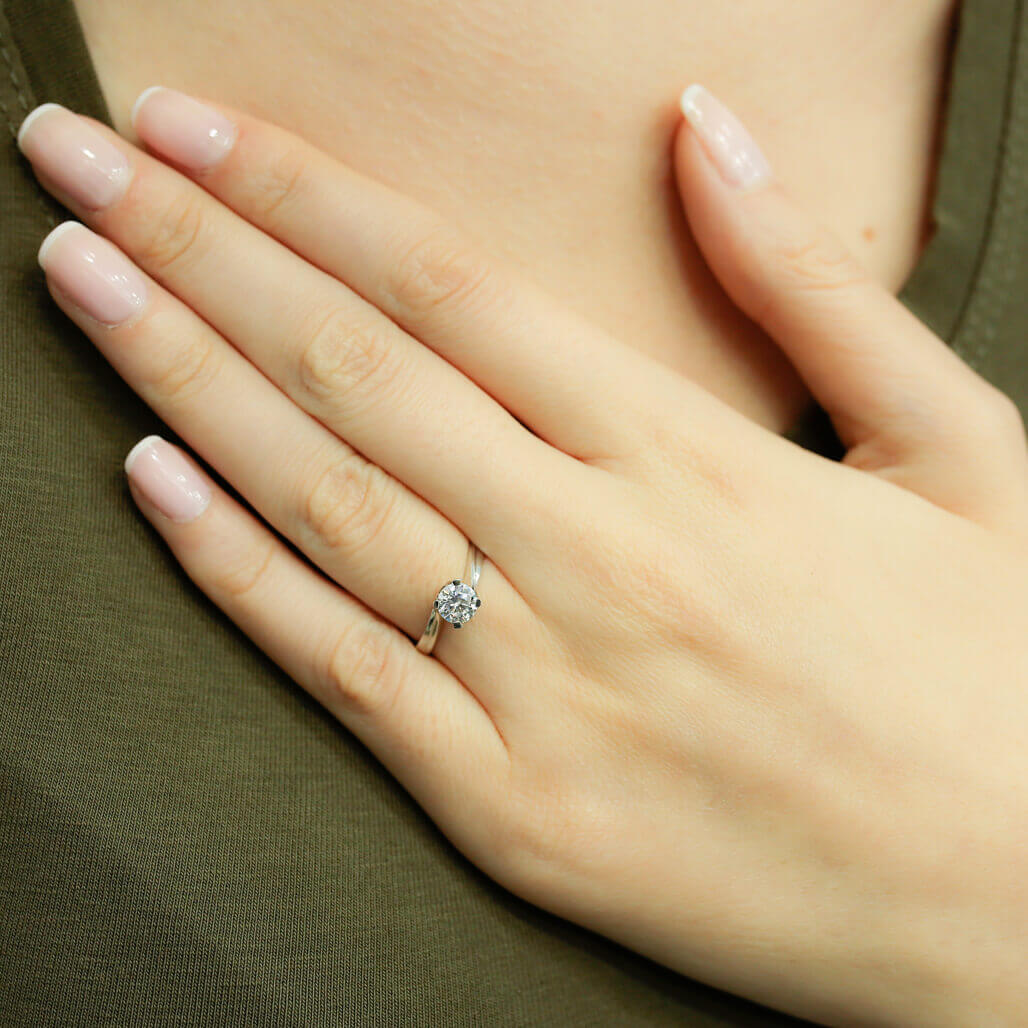 0.50 Carat Diamond Solitaire Ring