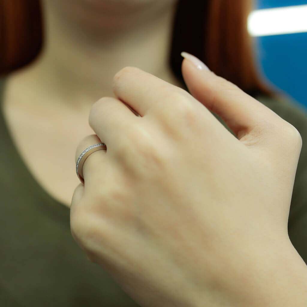 0.30 Carat Diamond Half Ring