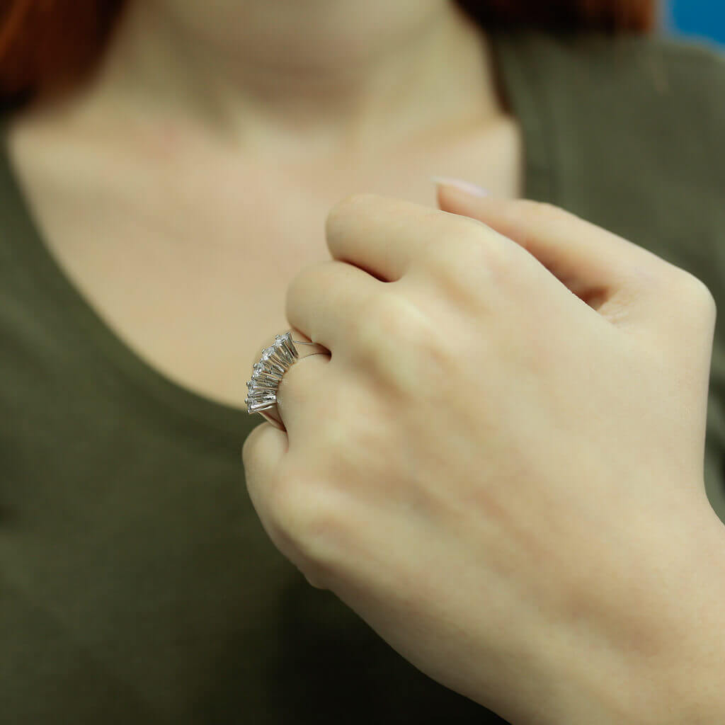 0.55 Carat Diamond Five Stone Ring