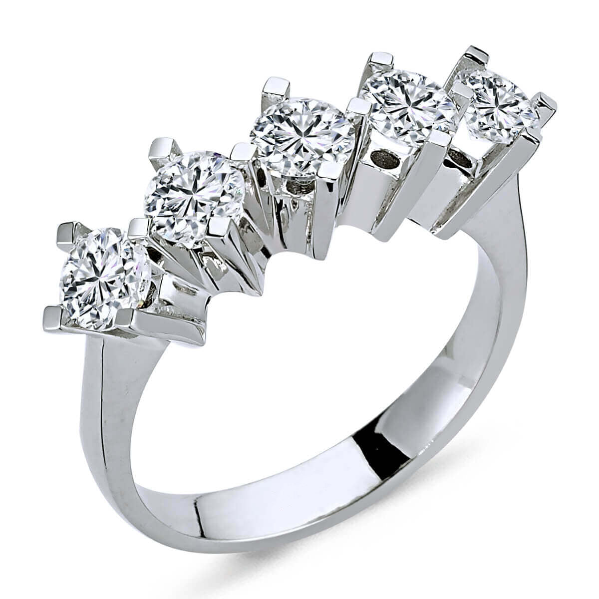 1.40 Carat Diamond Five Stone Ring