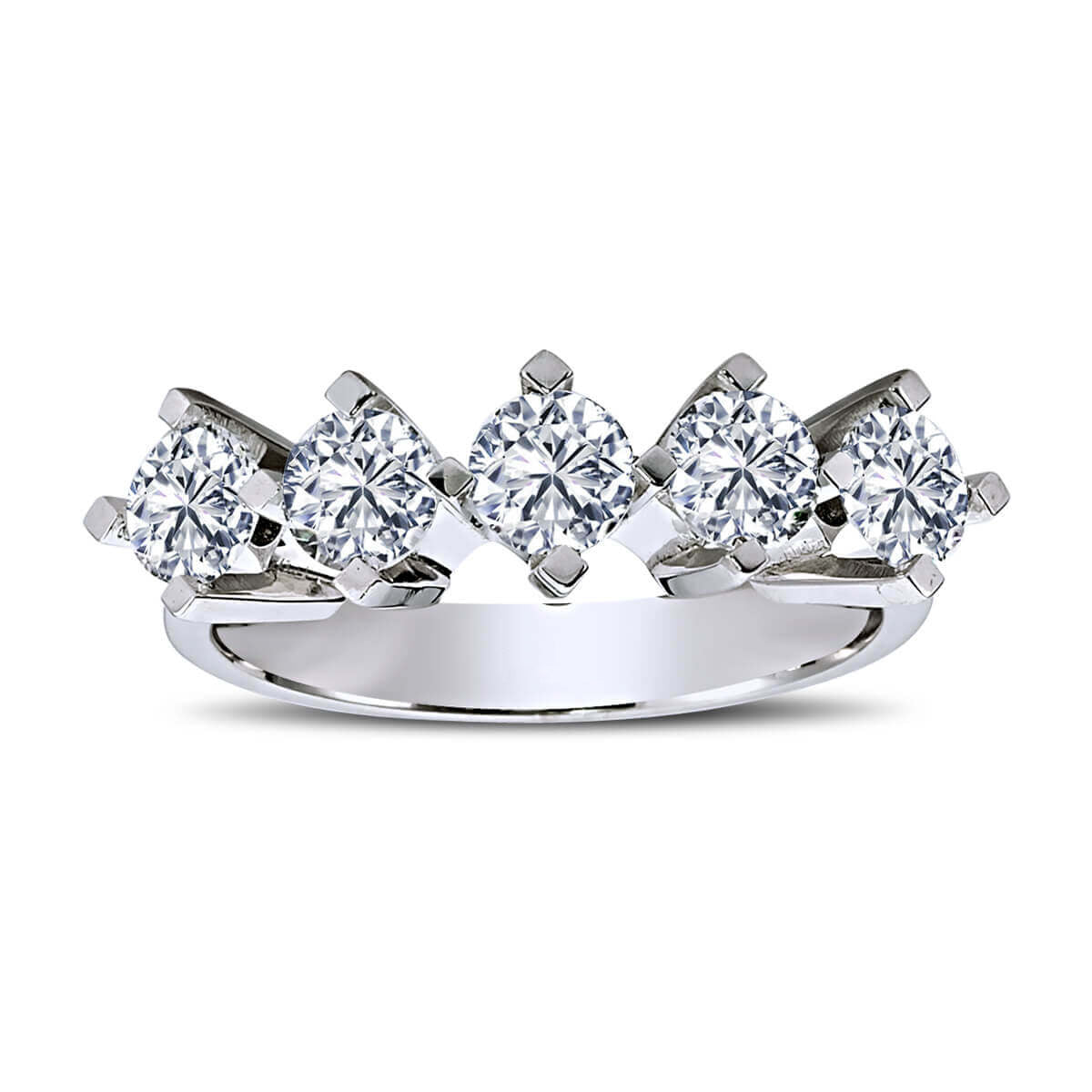 1.40 Carat Diamond Five Stone Ring