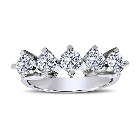 1.40 Carat Diamond Five Stone Ring