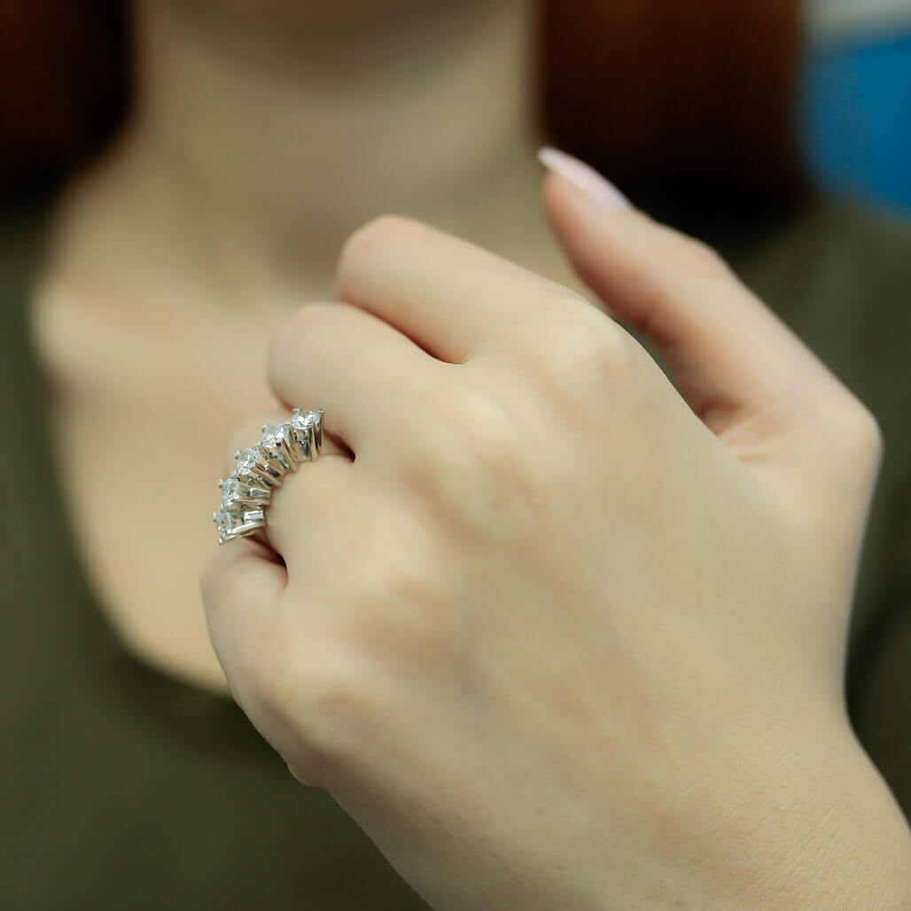 1.40 Carat Diamond Five Stone Ring