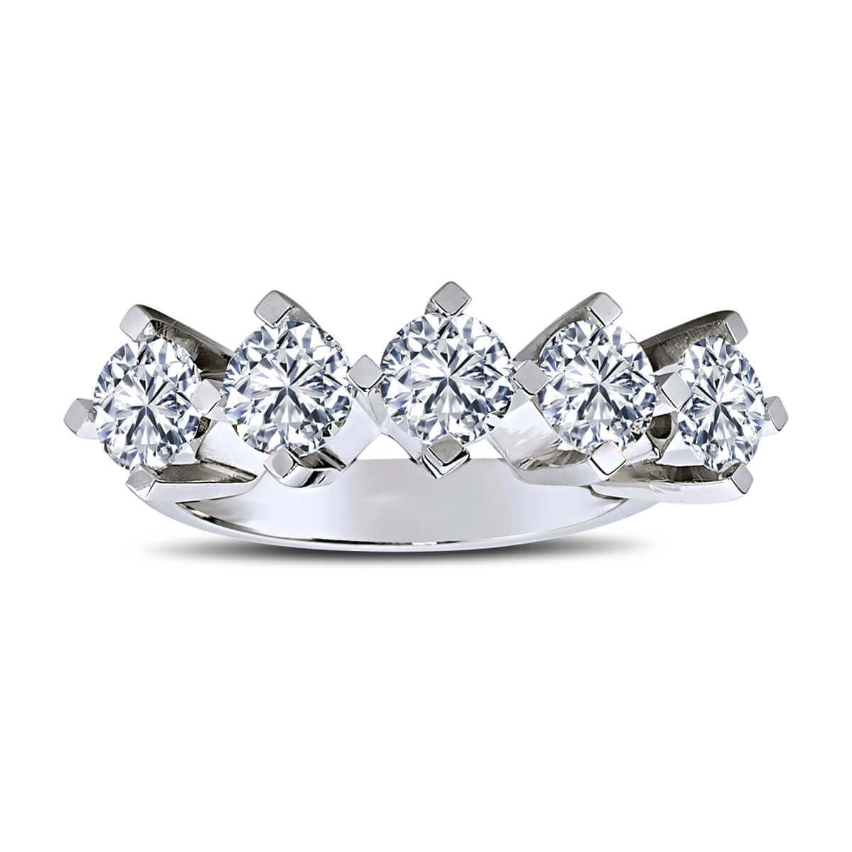 2.25 Carat Diamond Five Stone Ring