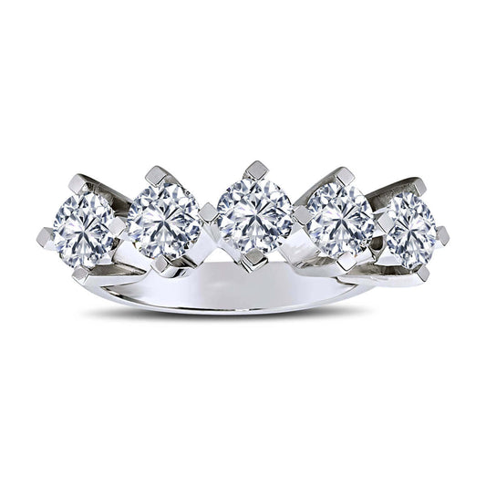 2.25 Carat Diamond Five Stone Ring