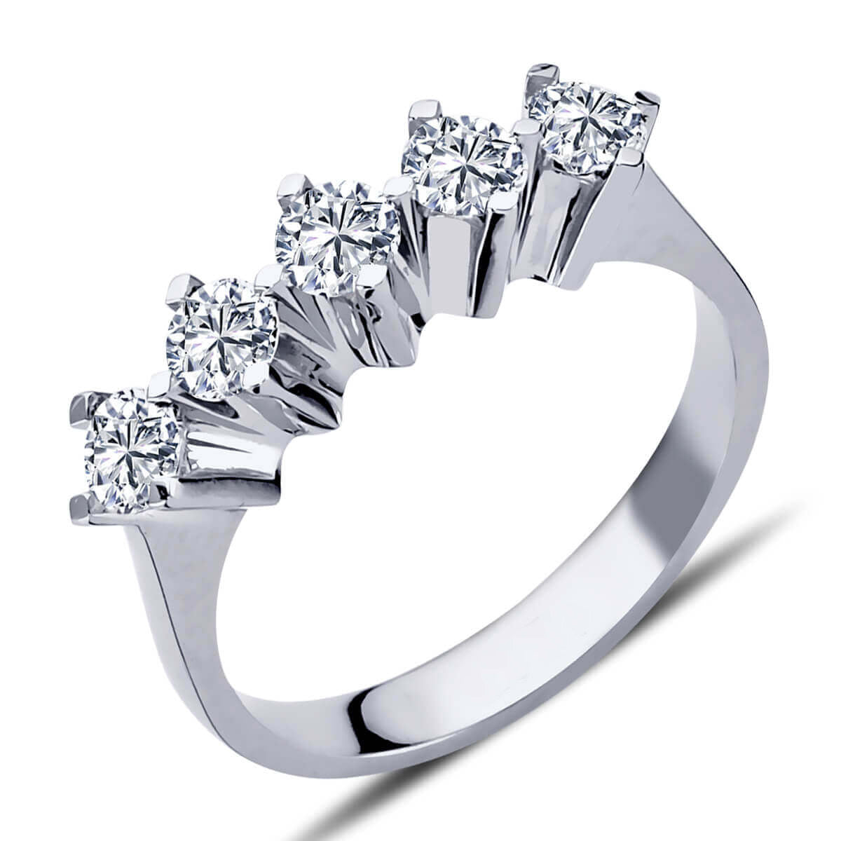 0.75 Carat Diamond Five Stone Ring