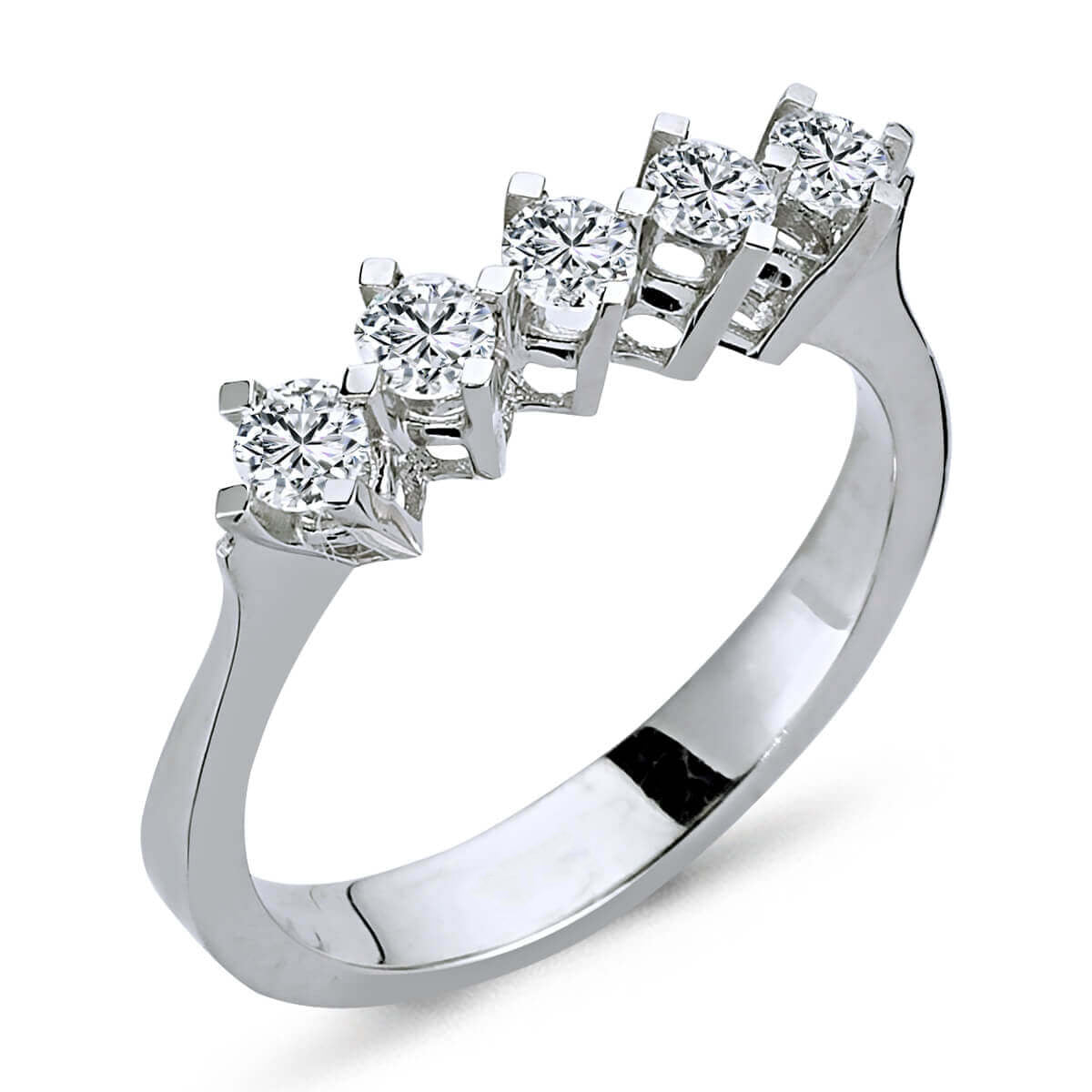 0.43 Carat Diamond Five Stone Ring