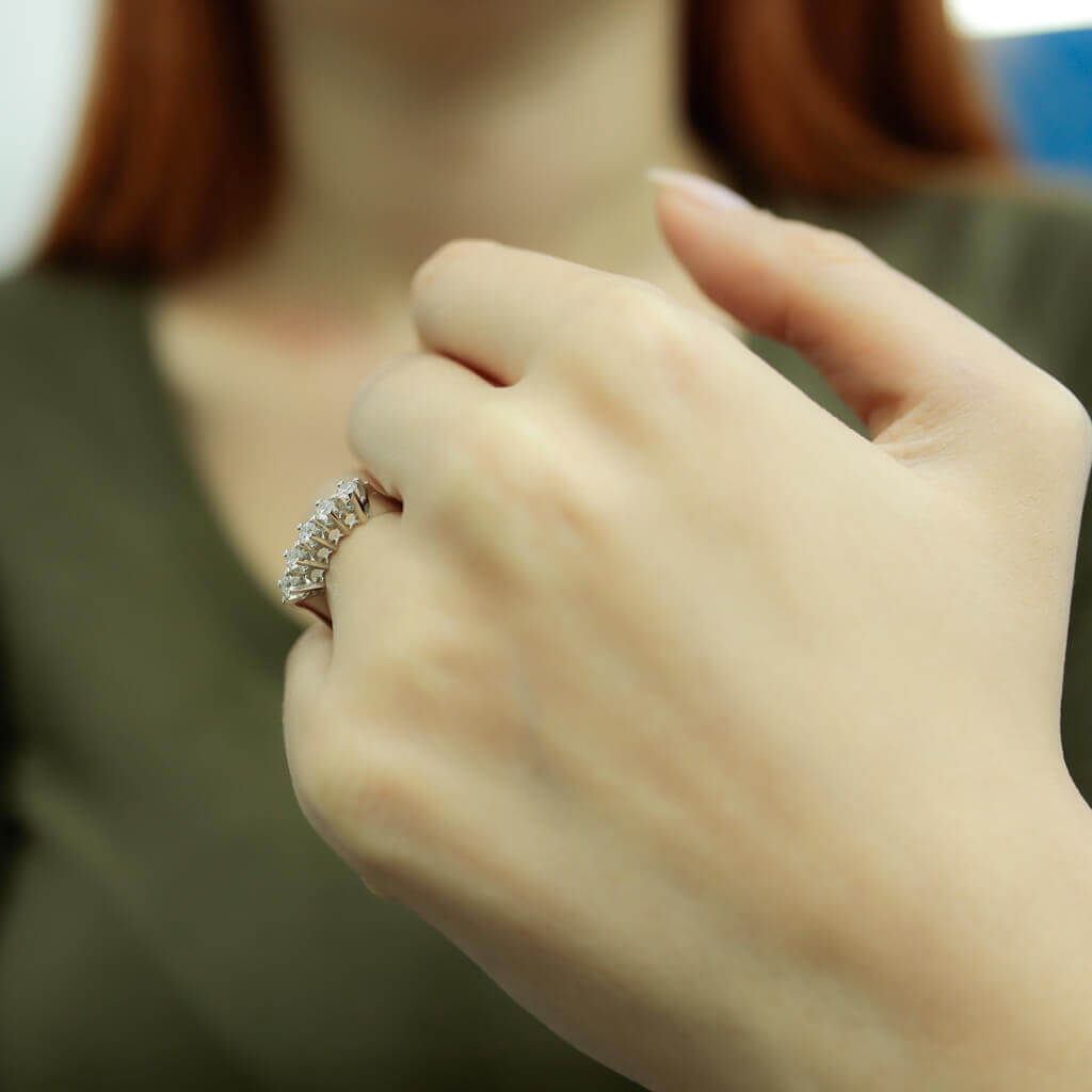 0.43 Carat Diamond Five Stone Ring