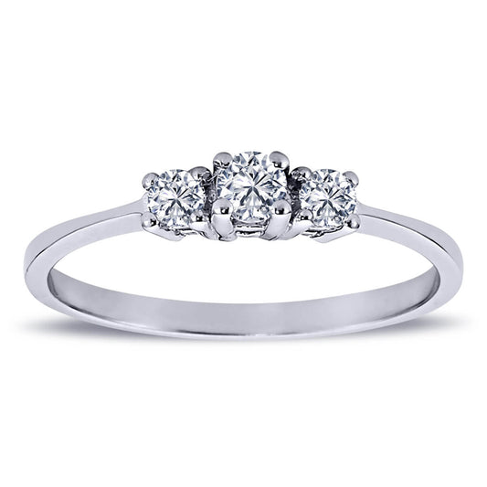 0.25 Carat Diamond Tria Ring