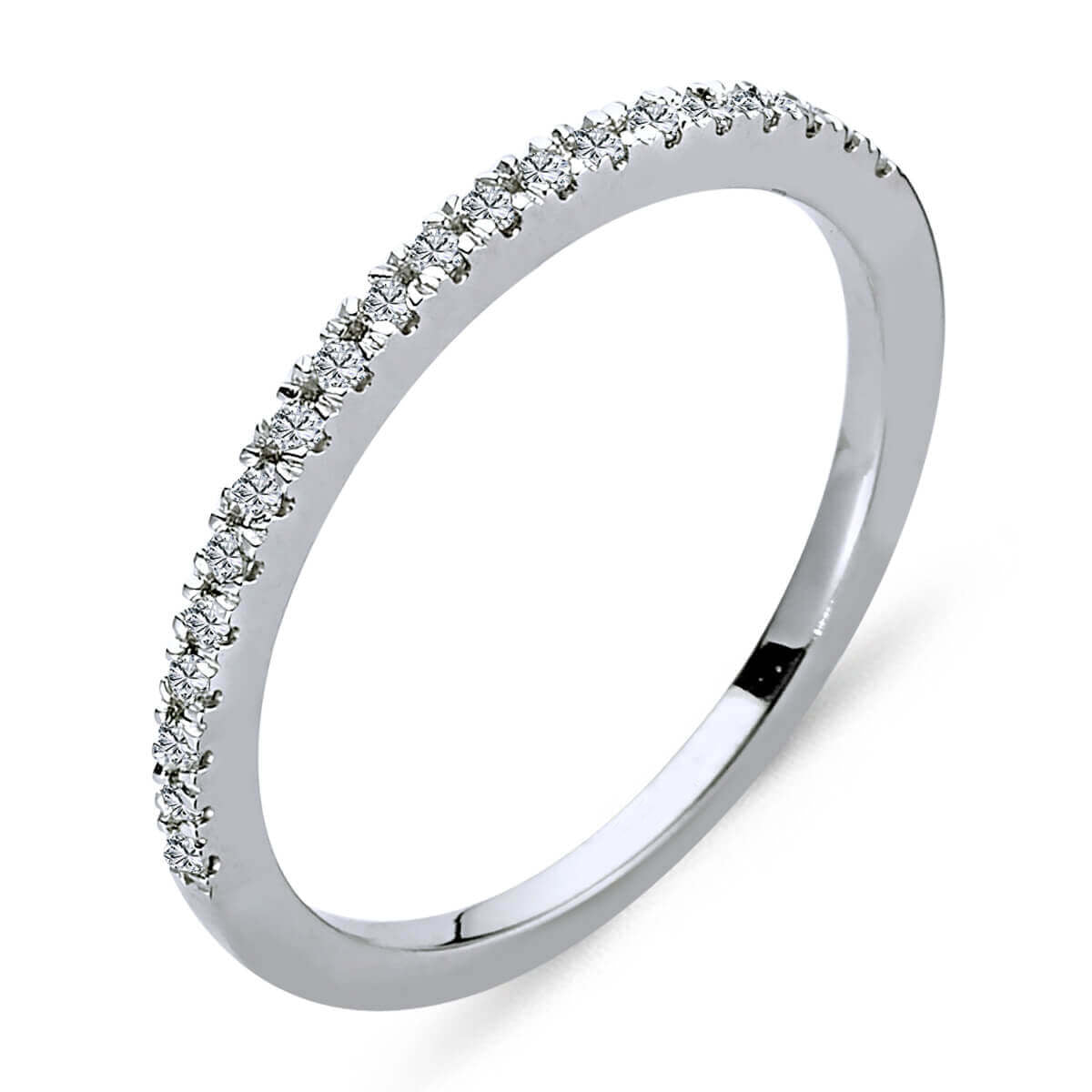 0.10 Carat Diamond Half Ring