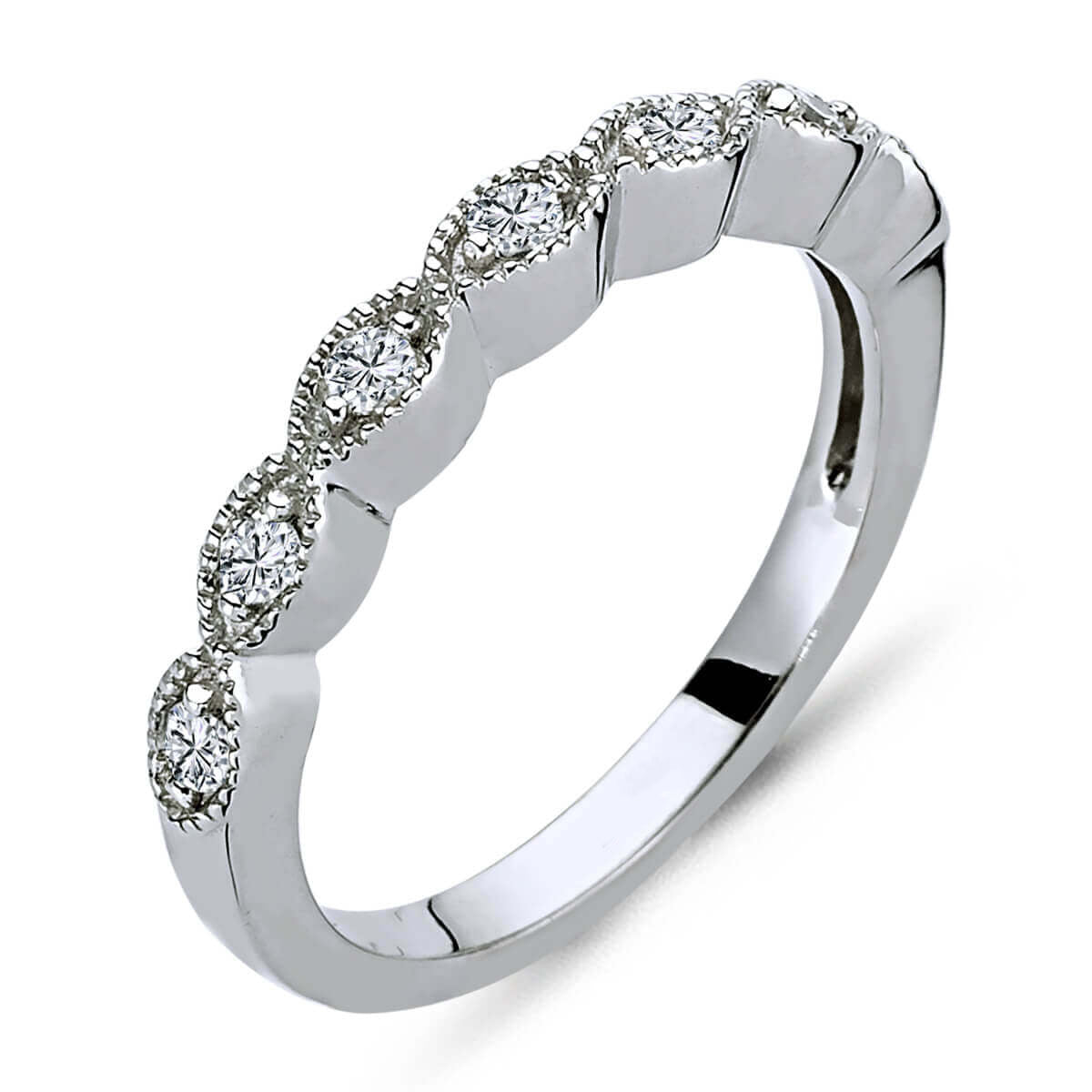 0,18 Carat Diamond Seven Stone Ring