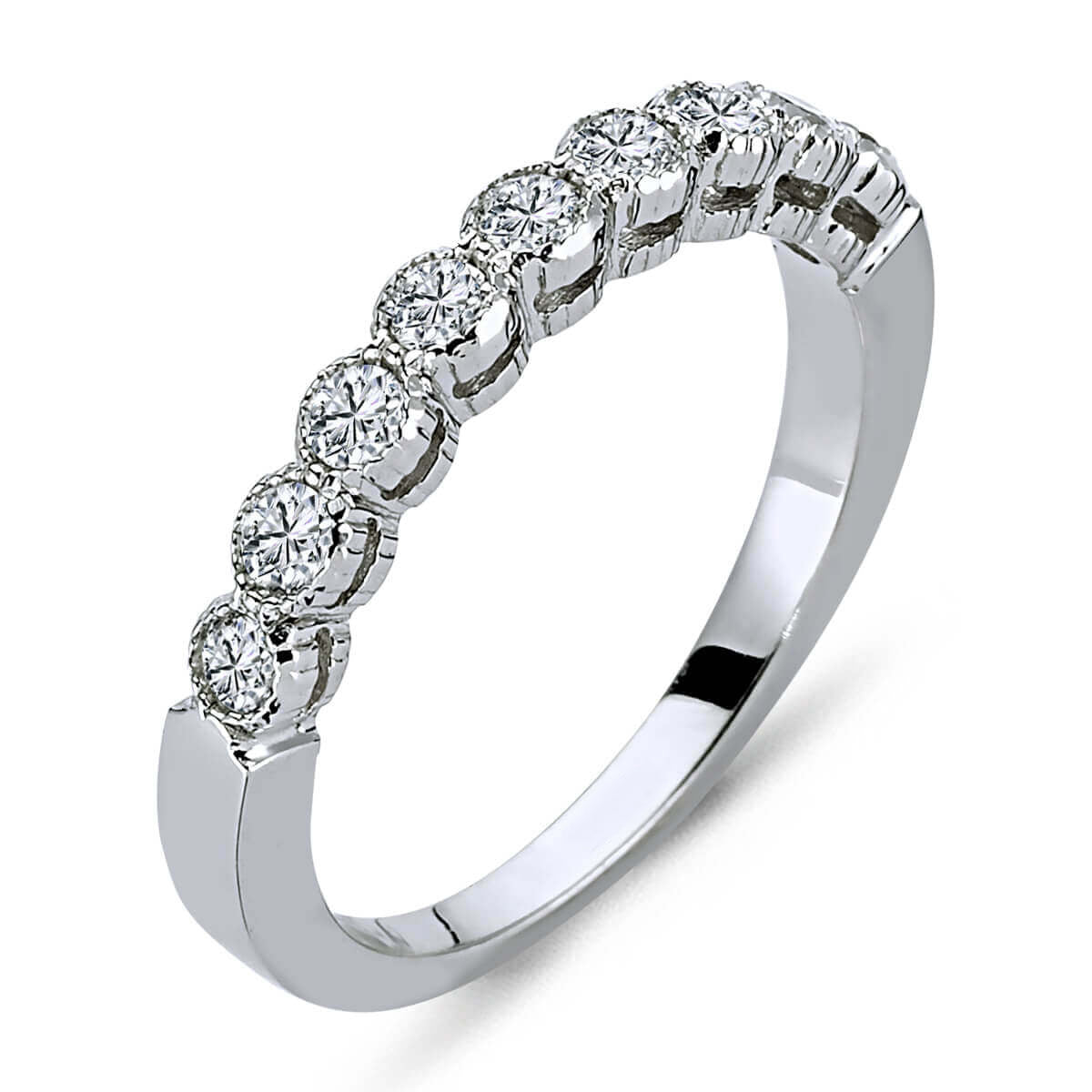 0.45 Carat Diamond Half Eternity Ring