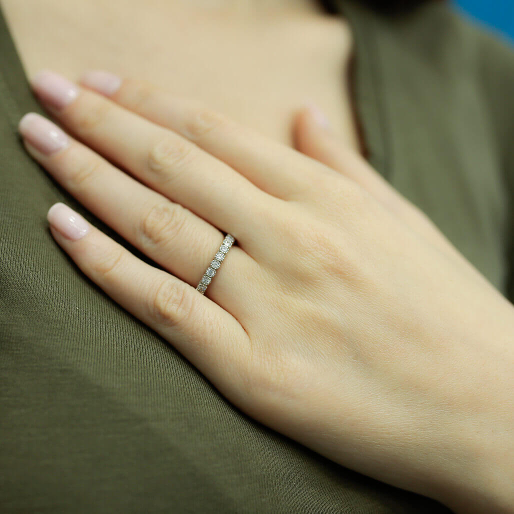 0,66 carat Diamond Eternity Ring