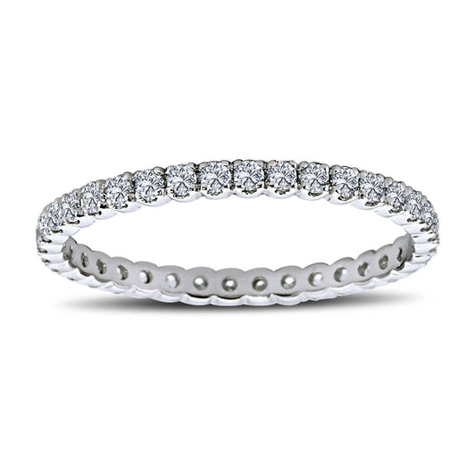 0.84 Carat Diamond Half-Eternity Ring