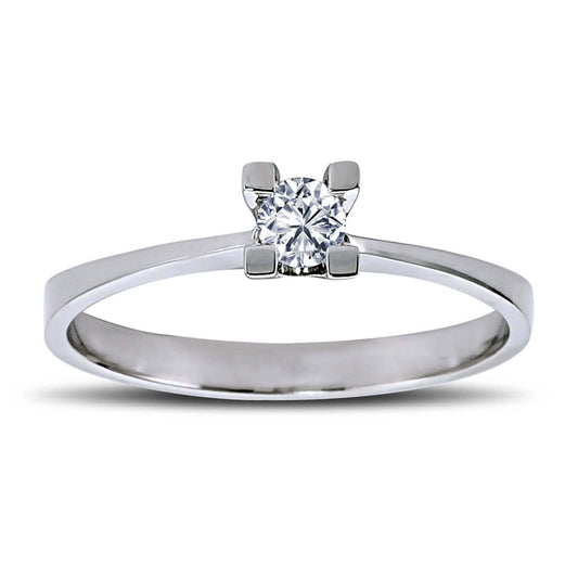 0.13 Carat Diamond Solitaire Ring