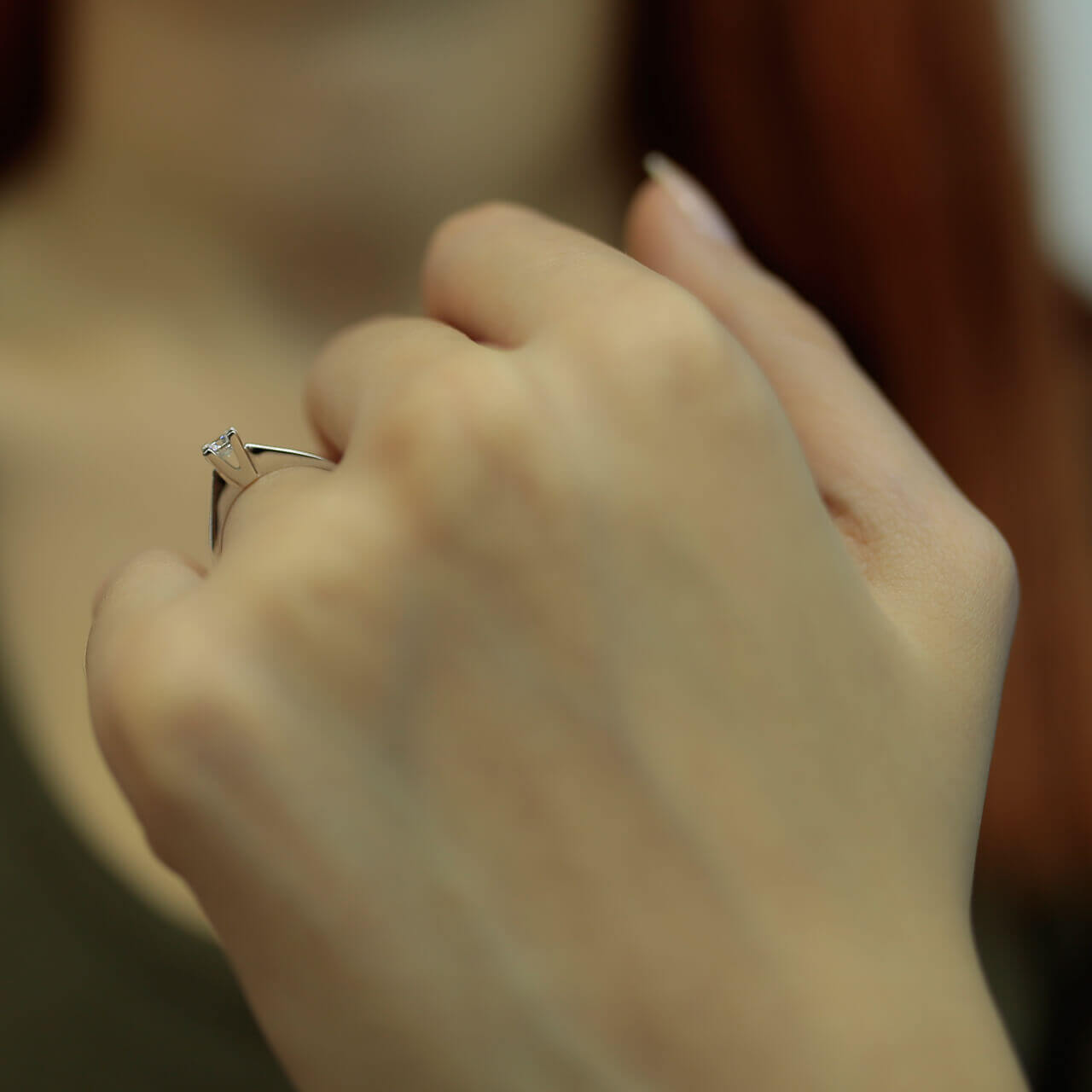 0.17 Carat Diamond Solitaire Ring