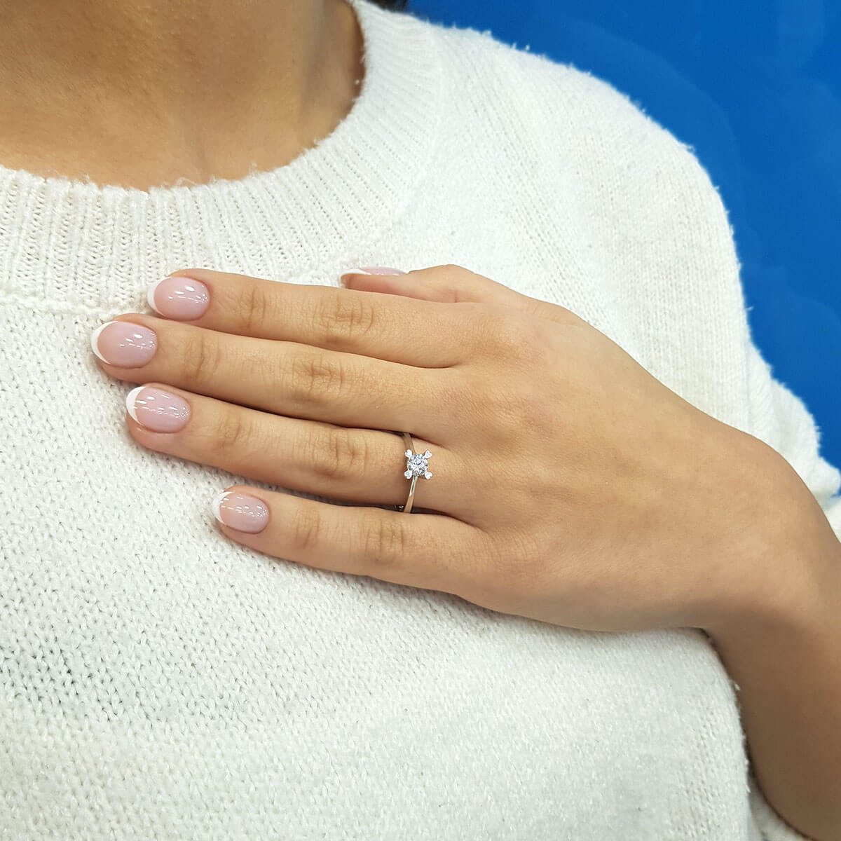 0.42 Carat Diamond Solitaire Ring