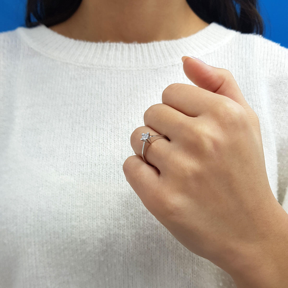 0.17 Carat Diamond Solitaire Ring