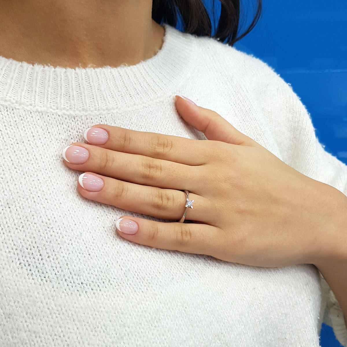 0.14 Carat Diamond Solitaire Ring