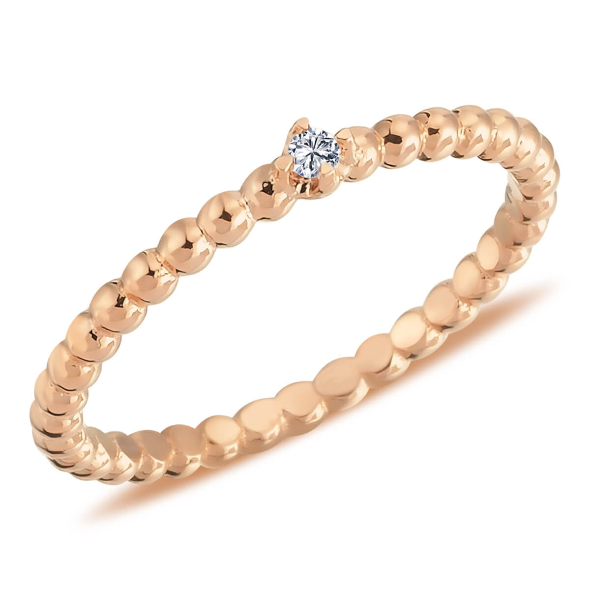 0.03 Carat Diamond Solitaire Ring